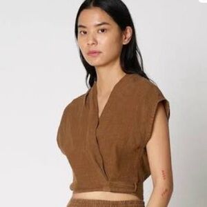 Shaina Mote Ceres Top in Cumin Small